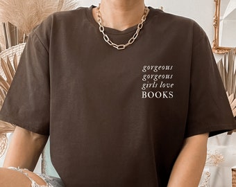 Leesgrage shirt literatuur shirt donkere Academia kleding literaire shirt bibliothecaris shirt donkere Academia kleding boekenclub geschenken boek thema geschenken