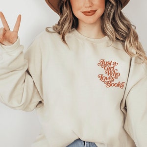 Bookish Crewneck Reading Sweatshirt Book Sweatshirt Librarian Sweatshirt Bookish Sweatshirt Bookish Merch Booktok Merch Book Club Gifts