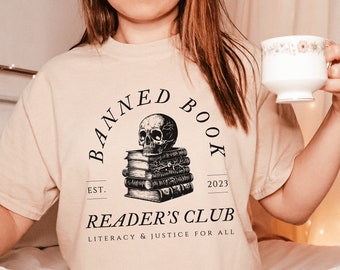 Banned Books Shirt Bookish Shirt Book Club Gifts Read Banned Books Library Shirt Light Academia Shirt Book Merch Bookish Merch Reading Shirt