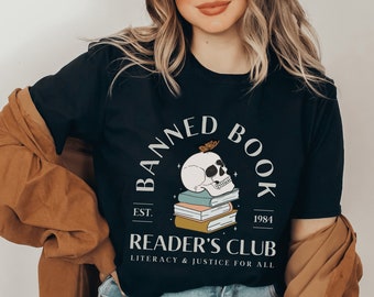 Banned Books Shirt Bookish Shirt Book Club Shirt Read Banned Books Library Shirt Im With The Banned Book Merch Literary Shirt Reading Shirt