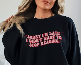 Bookish Crewneck Libro Sudadera Leer Sudadera Libro Merch Libro Amante Sudadera Bookish Sudadera Bookworm Sudadera Lectura Sudadera