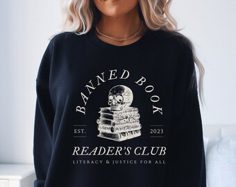 Banned Books Sweatshirt Bookish Sweatshirt Read Banned Books Reading Sweatshirt Book Sweatshirt Book Lover Sweatshirt Booktok Merch
