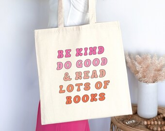 Var snäll biblioteksväska Bokväska Lärarväska Bokväska Bokrelaterade merchandise Bokmalspresenter Bokväska Biblioteksväska Bokklubbspresent Bokmerchandise