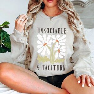Jane Austen Sweatshirt Pride and Prejudice Sweatshirt Literary Sweatshirt Bookish Sweatshirt Reading Sweatshirt Jane Austen Sweater