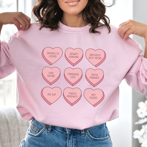 Romance Reader Bookish Crewneck Romance Novel Book Merch Bookish Sweatshirt Reading Sweatshirt Book Club Gifts Bookworm Sweatshirt