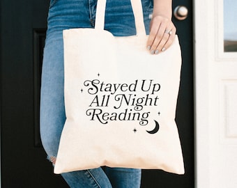 Reading Tote Bag Library Tote Bag Bookish Tote Bag Book Merch Library Bag Book Tote Bag Literary Tote Bag Book Club Gifts Bookish Merch