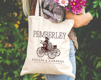 Pride and Prejudice Tote Jane Austen Tote Bag Literary Tote Bag Jane Austen Tote Pride and Prejudice Gifts Bookish Tote Bag Book Tote Bag