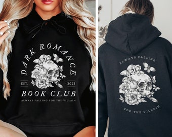Sudadera con capucha de romance oscuro personalizada