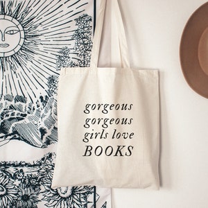 Sac fourre-tout bookish Sac fourre-tout de lecture Sac fourre-tout tendance Booktok Tote Bag Sac de bibliothèque esthétique Cadeaux bookish Sac fourre-tout esthétique Fourre-tout littéraire