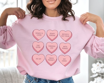 Romance Reader Bookish Crewneck Romance Novel Book Merch Bookish Sweatshirt Reading Sweatshirt Book Club Gifts Bookworm Sweatshirt