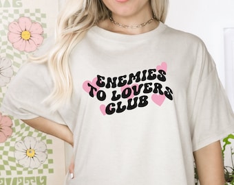Enemies to Lovers Club Bookish Shirt Smut Shirt Romance Reader Dark Romance stfuattdlagg Bookish Merch Smut Books Book Merch Booktok Merch