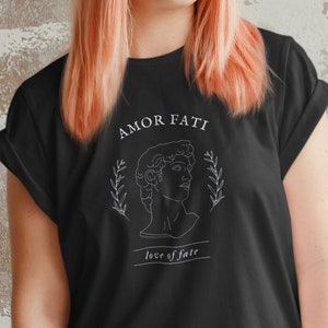 Amor Fati Dark Academia Clothes Renaissance Shirt Poet Shirt Dark Academia Light Academia Bookish Shirt Literature Shirt Bookish Shirts
