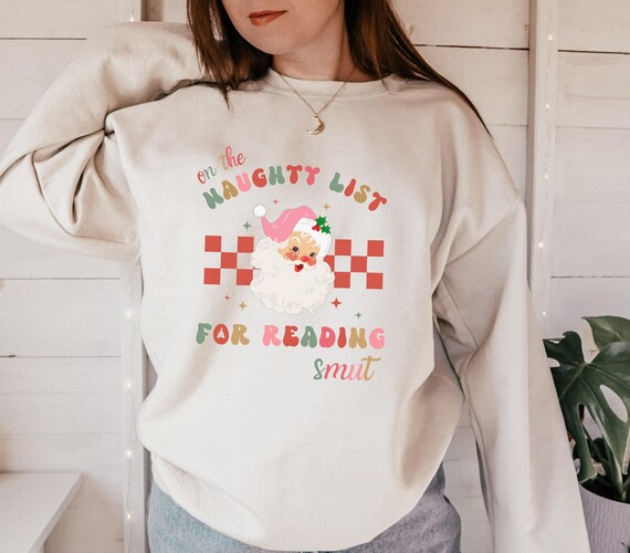 Smut Reader Bookish Sweatshirt Romance Reader Christmas Crewneck Bookish Crewneck Bookish Merch Reading Sweatshirt Christmas Sweatshirt