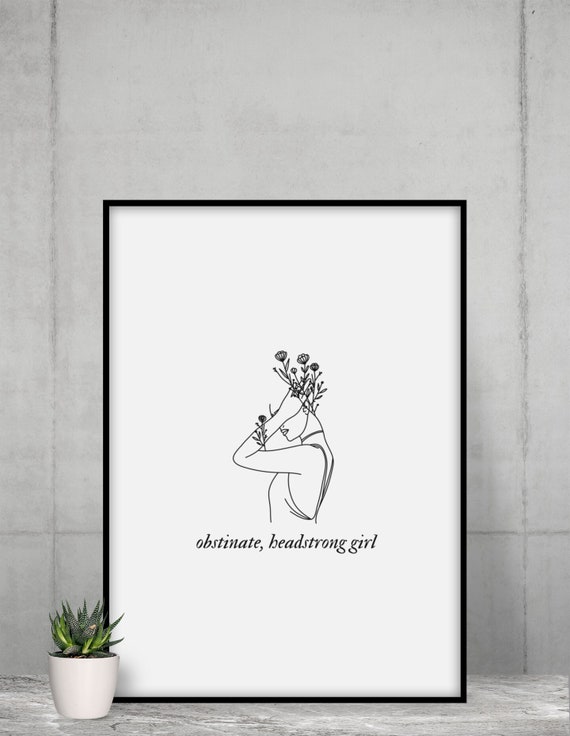 Jane Austen Light Academia Decor Dark Academia Decor Jane Austen Gifts Light Academia Jane Austen Wall Art Dark Academia Bookish Decor