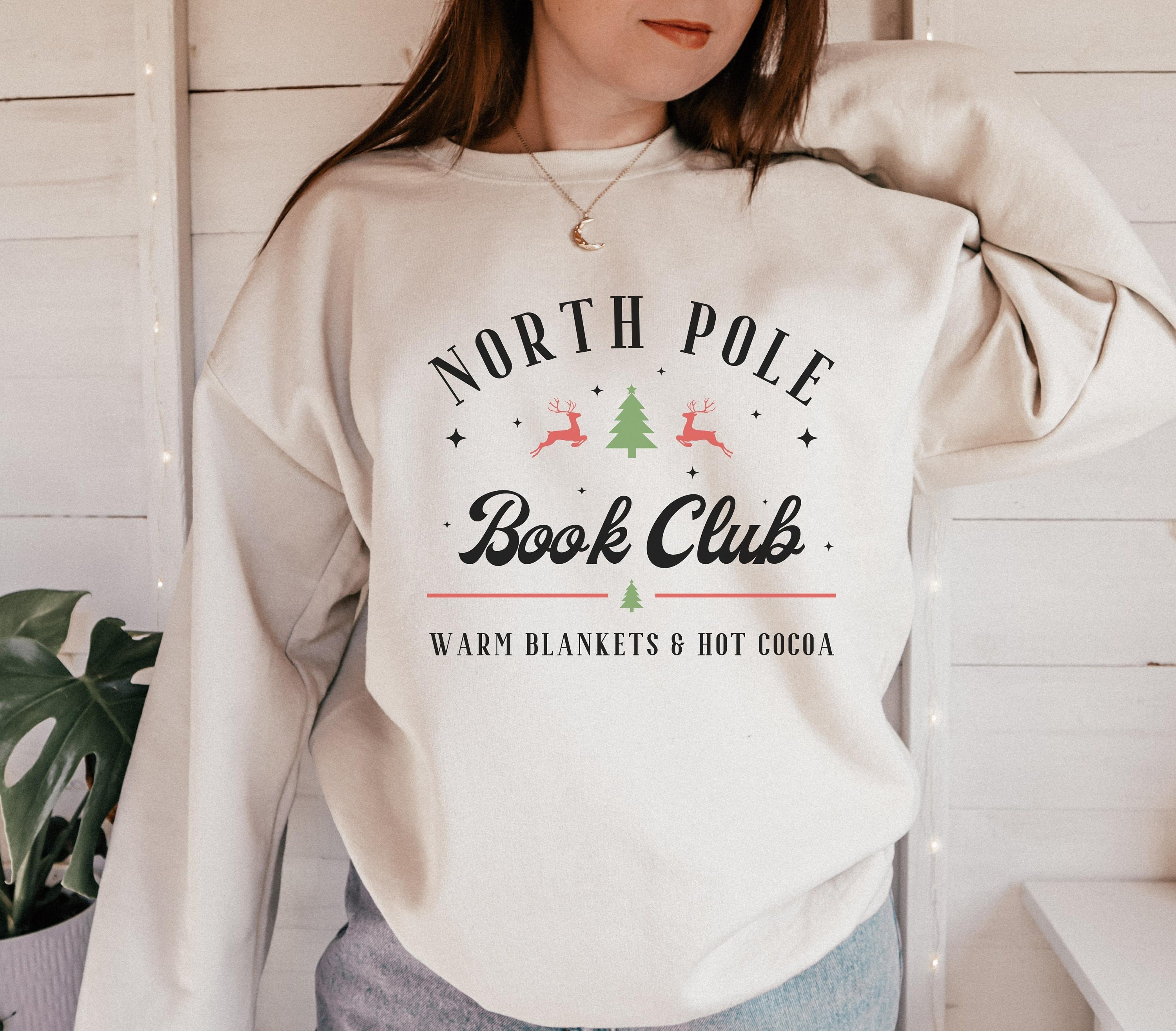 North Pole Book Club Crewneck North Pole Book Club Crewneck