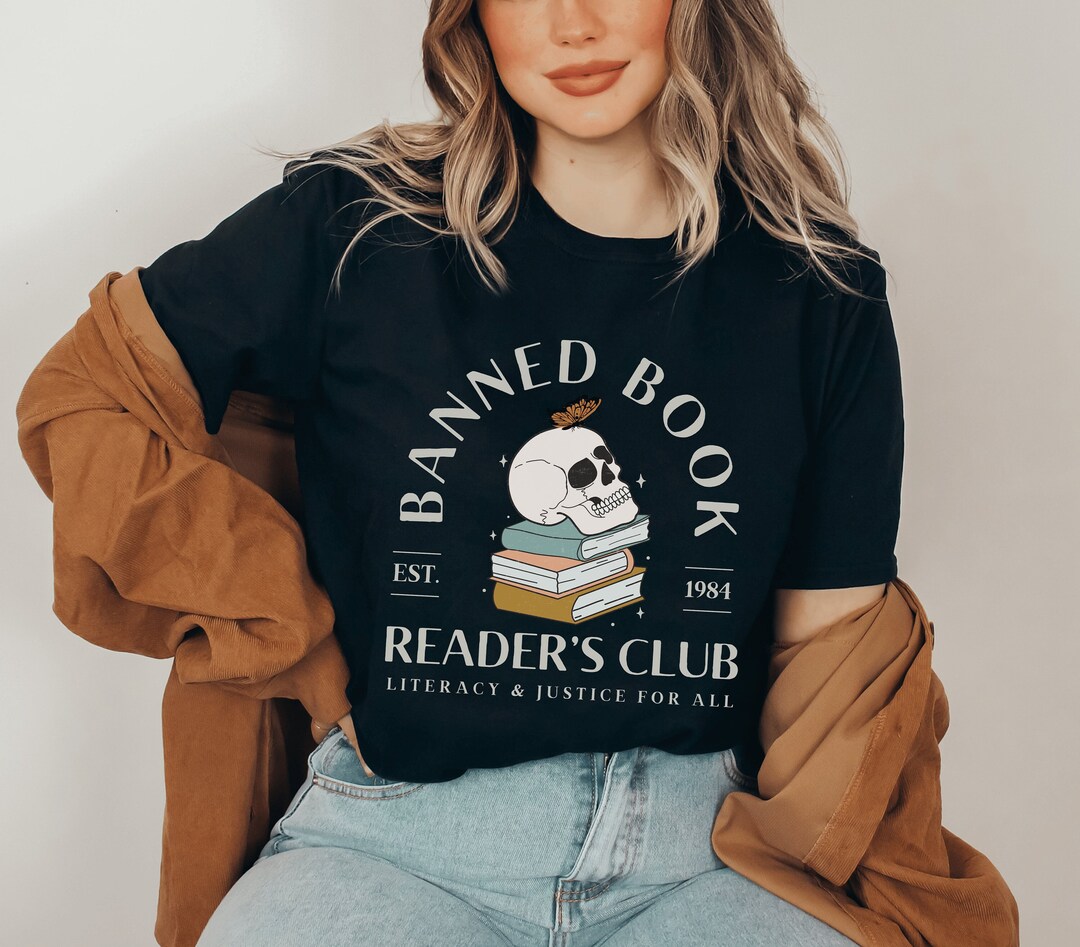 Banned Books Shirt Bookish Shirt Book Club Shirt Read Banned Books ...
