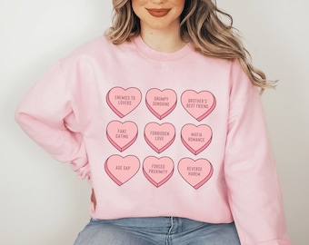 Romance Reader Bookish Crewneck Romance Novel Smut Book Merch Bookish Sweatshirt Reading Sweatshirt Book Club Gifts Bookworm Sweatshirt