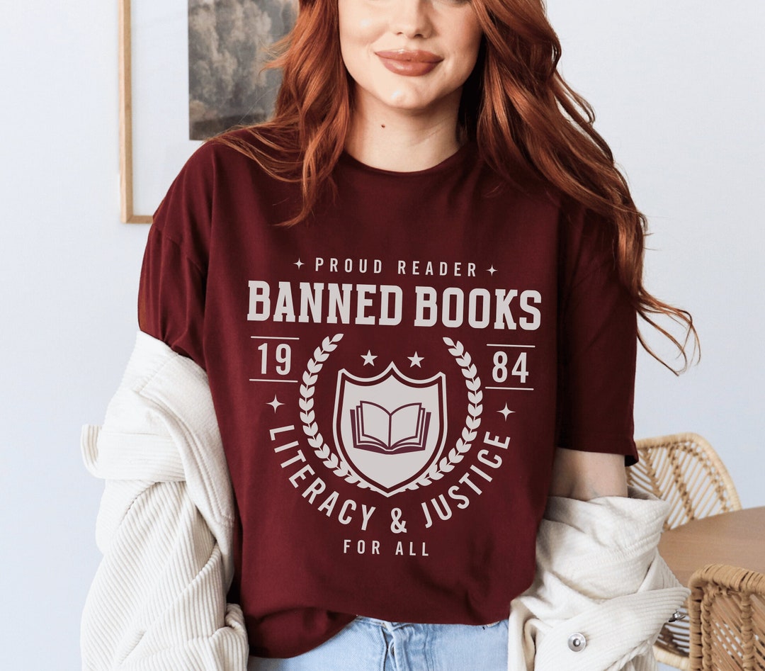 Banned Books Shirt Bookish Shirt Book Club Shirt Read Banned Books ...