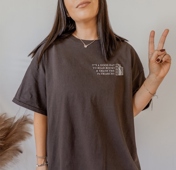 Bookish Shirt Smash the Patriarchy Bookish Shirts Literature Shirt Booktok Dark Academia Clothing Dark Academia Clothes Light Academia