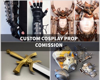 Commissions d'accessoires de cosplay personnalisés