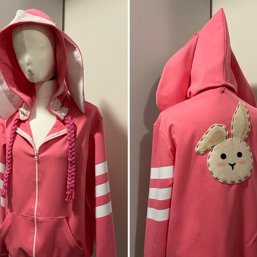 magenta zip up hoodie