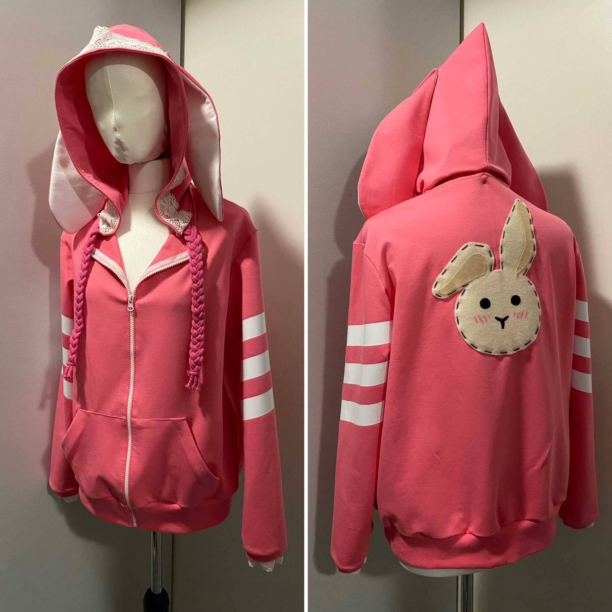 Feng Cosplay Bunny Costume Dead by Daylight Inspired Hoodie Etsy Canada