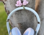 Crochet Lily of the Valley for Headphones | Headphones Accessories