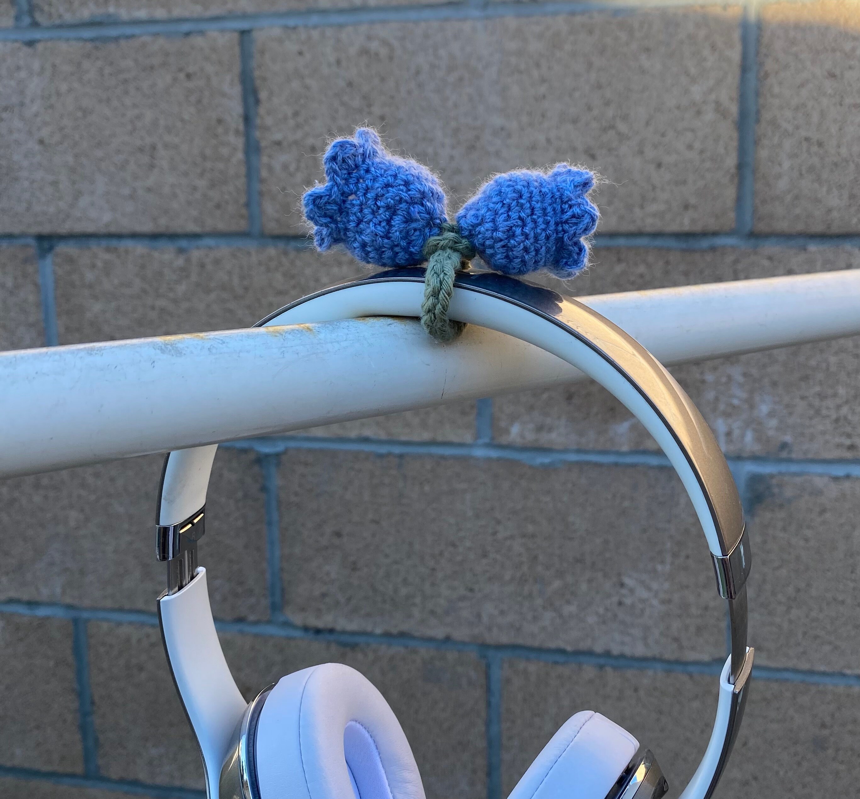 Crochet Lily of the Valley for Headphones | Headphones Accessories