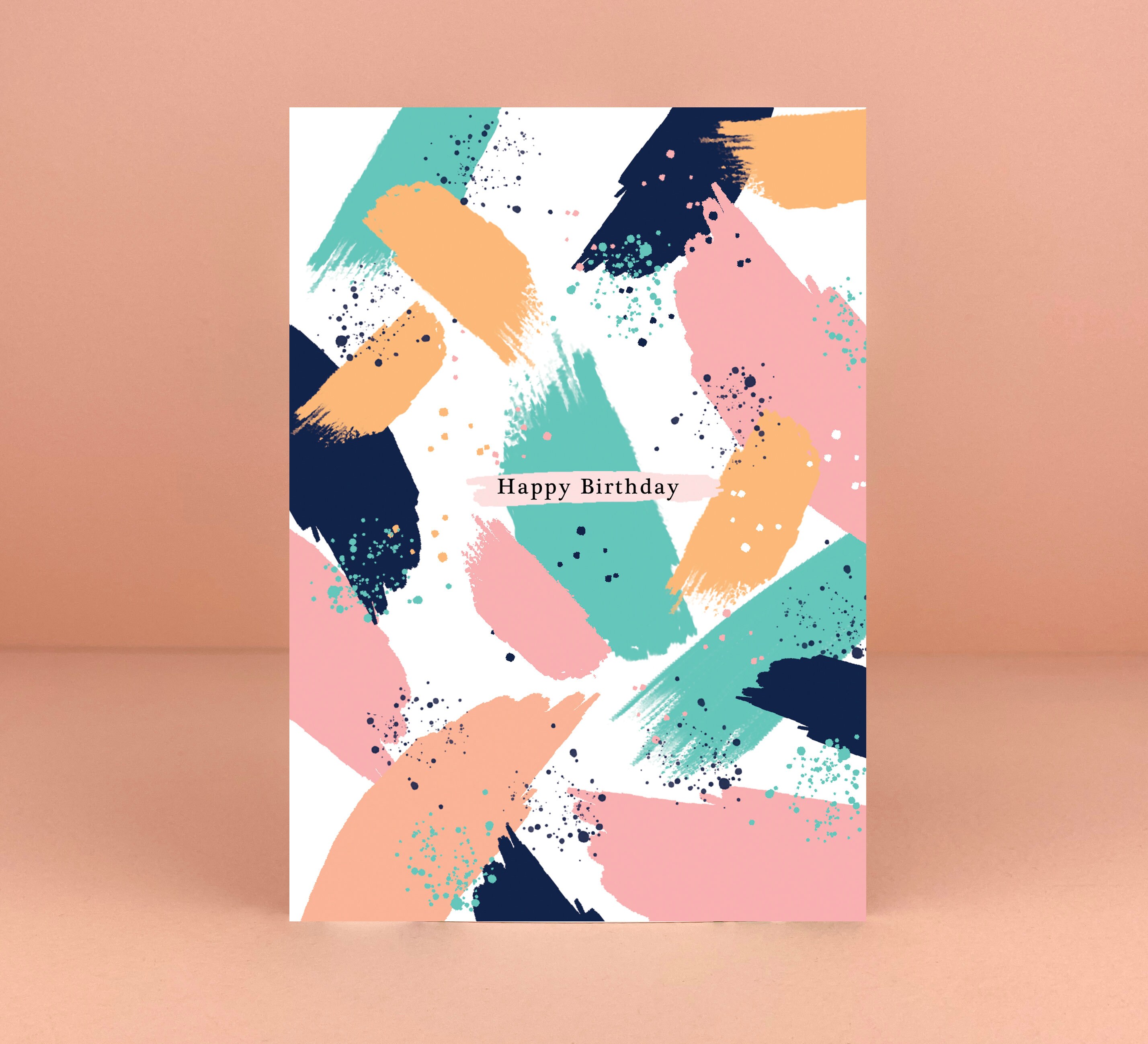 Splash of Paint Birthday Card Etsy UK