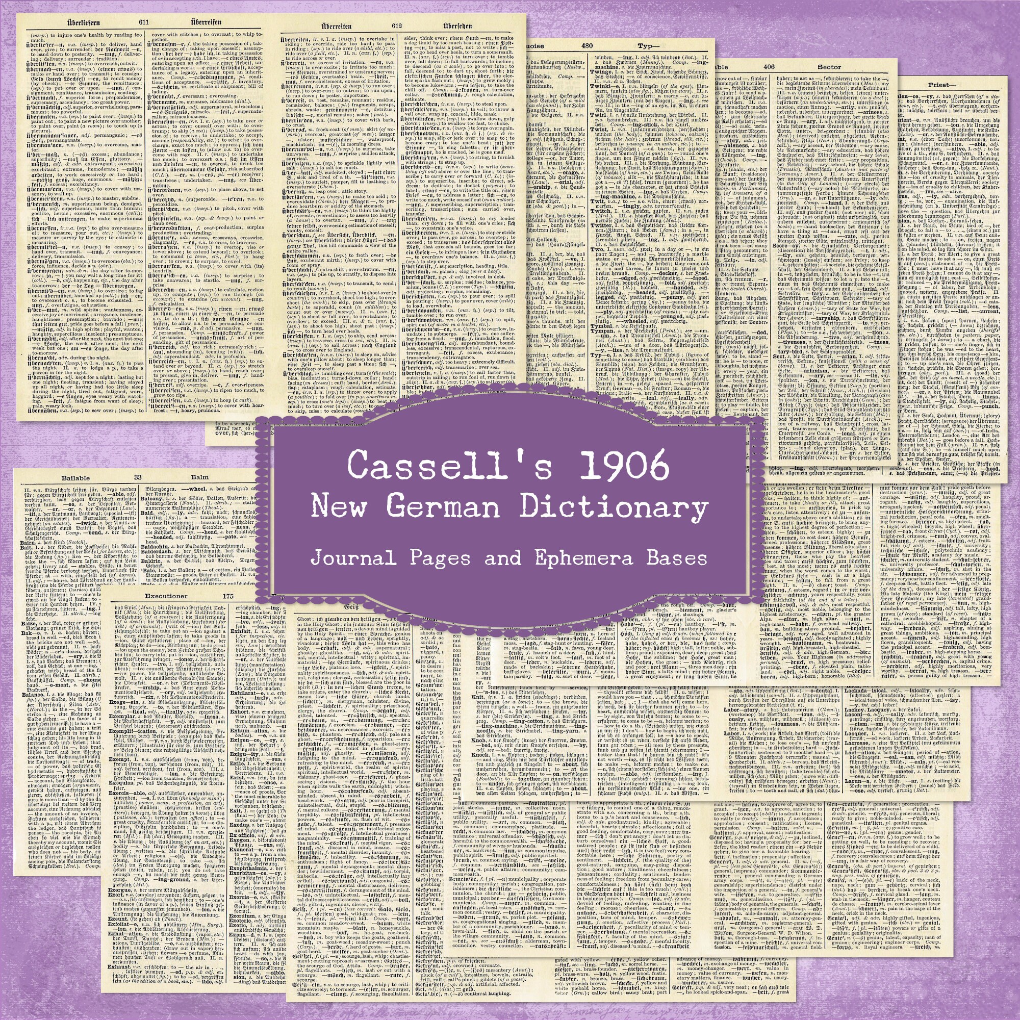 Cassells German Dictionary - Etsy