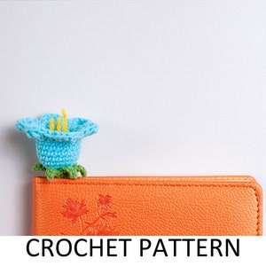 Lily Of The Valley Bookmark Crochet Pattern. Crochet Flower Bookmark. Crochet Flower Pattern. Crochet Lily Of The Valley Flower Pattern