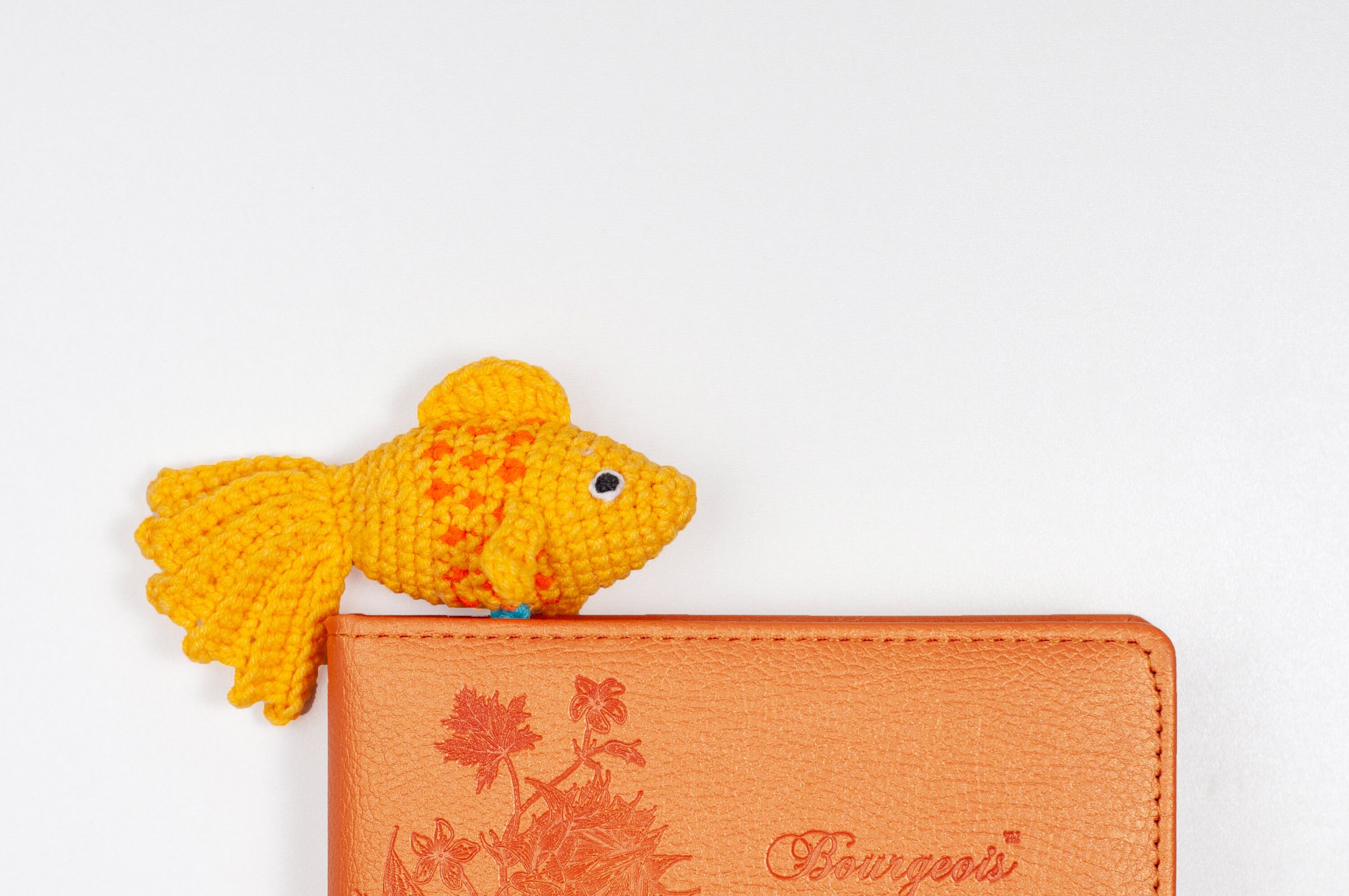 Fish Bookmark Pattern Goldfish Bookmark Crochet Pattern. Goldfish Pattern. Amigurumi Bookmark ...