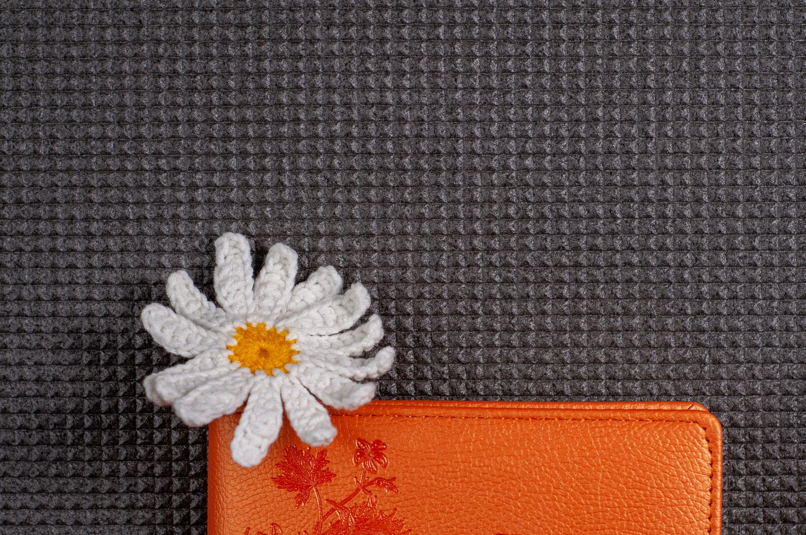 Daisy Flower Bookmark Crochet Pattern PDF. Easy Beginner Crochet