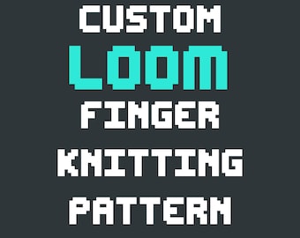 FINGER KNITTING PATTERNS