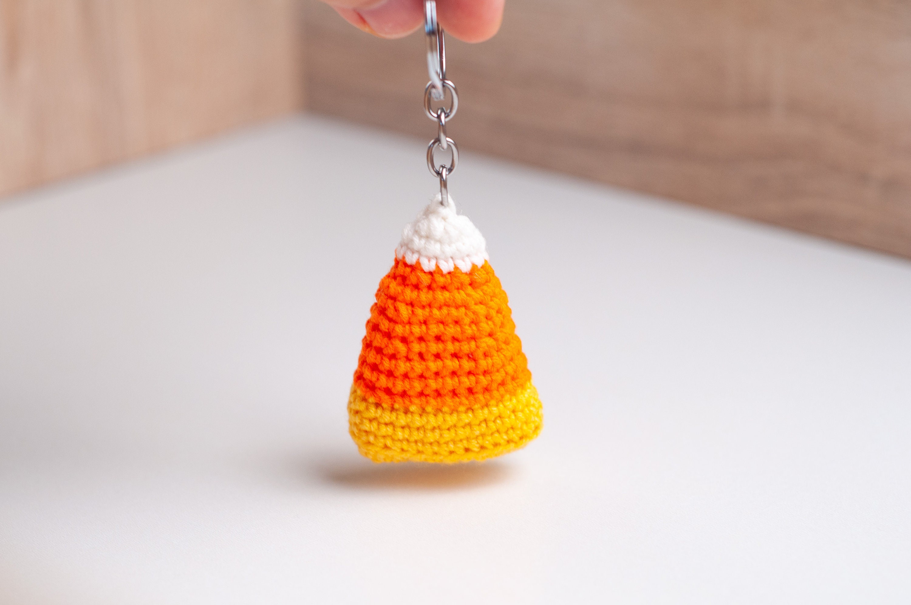 Candy Corn Keychain Crochet Pattern. Candy Corn Pattern. Food Amigurumi ...