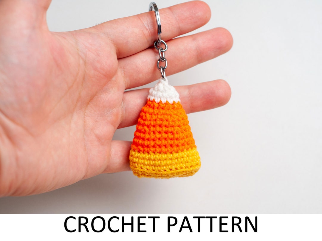 Candy Corn Keychain Crochet Pattern. Candy Corn Pattern. Food Amigurumi ...