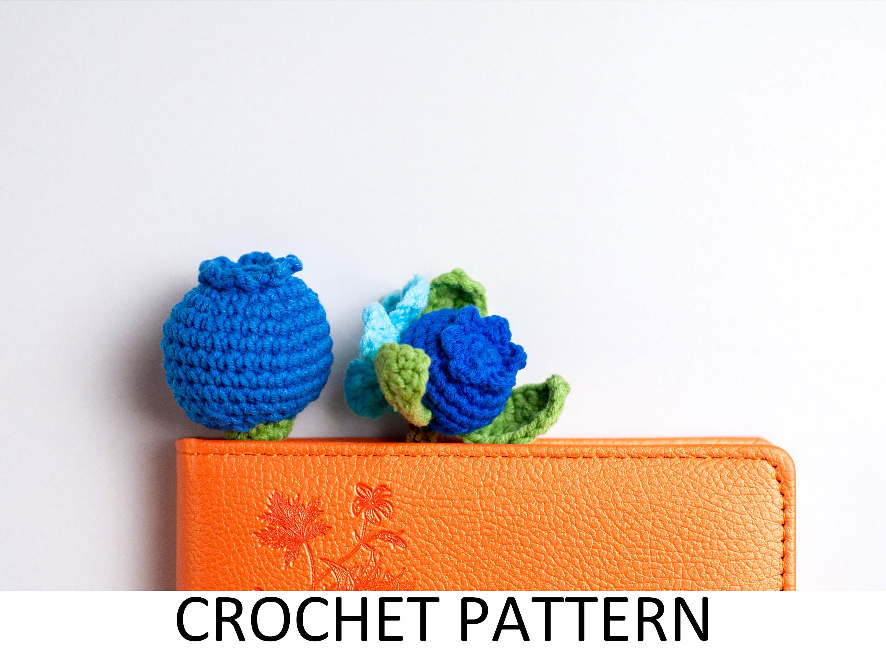 30 Blueberry Crochet Patterns for Fruit-Inspired Amigurumi, Keychains, Plushies, and More 23 Blueberry Bookmark Crochet Patterns Bundle