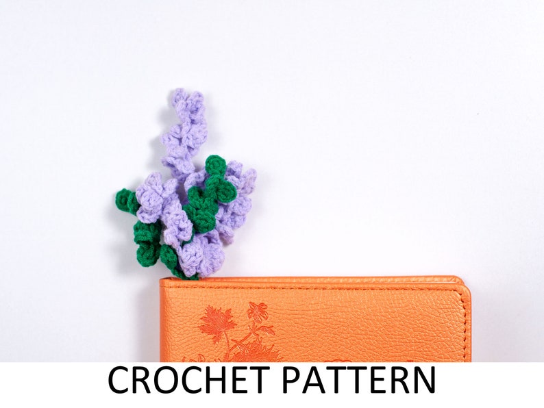3 Bookmark Crochet Patterns Bundle. Clematis, Wisteria, Daffodil