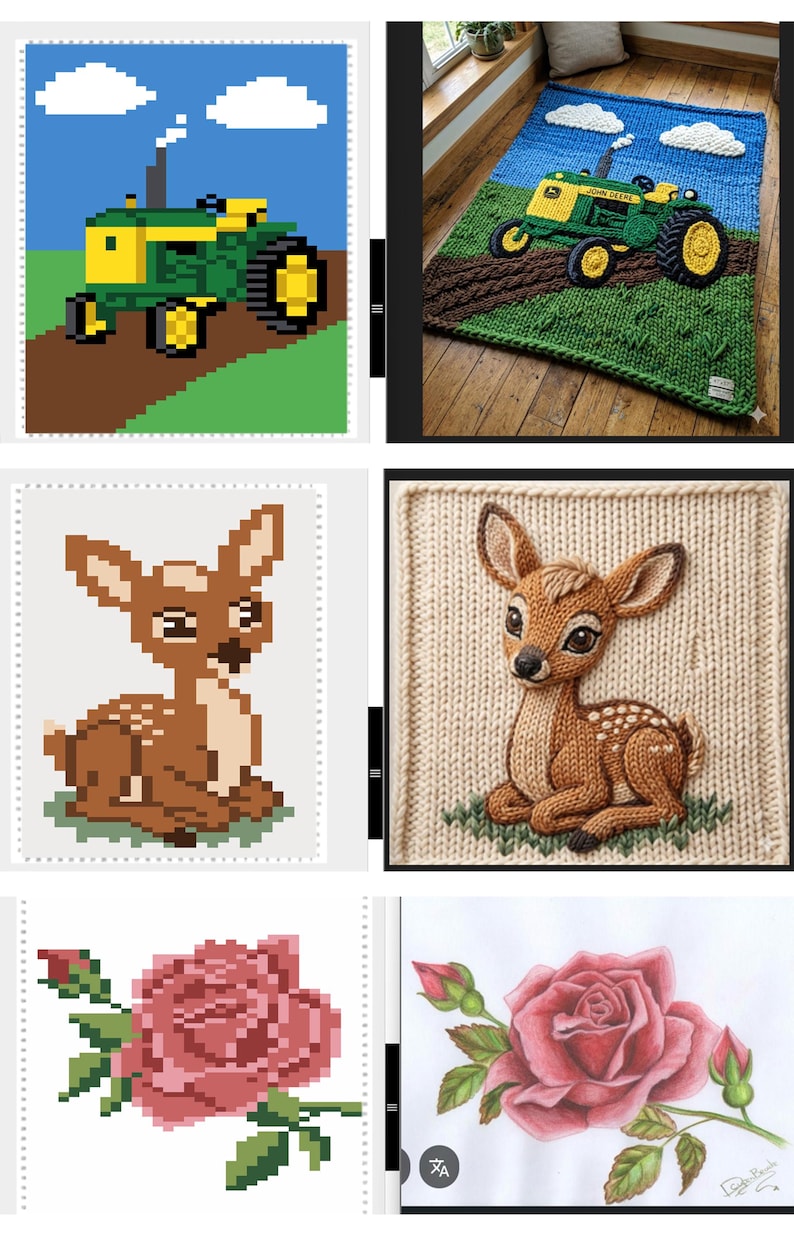 Custom Finger Knitting Pattern. Made To Order Chunky Knit Blanket Pattern. Custom Request Chunky Blanket Pattern image 3