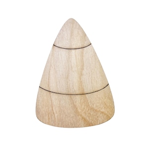 Kleiner Candy Corn Holzausschnitt | Halloween Formen