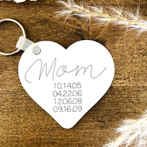 Llavero MAMÁ / Regalo para mamá / Llavero Madre / Llaveros personalizados / Regalos de cumpleaños para niños