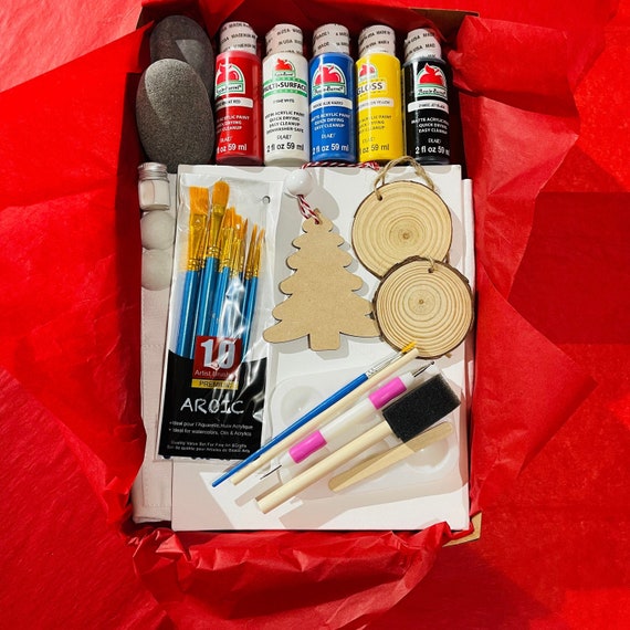 Set di pittura per bambini, Idee regalo per bambini, kit di pittura su  roccia, kit di pittura con grembiule -  Italia