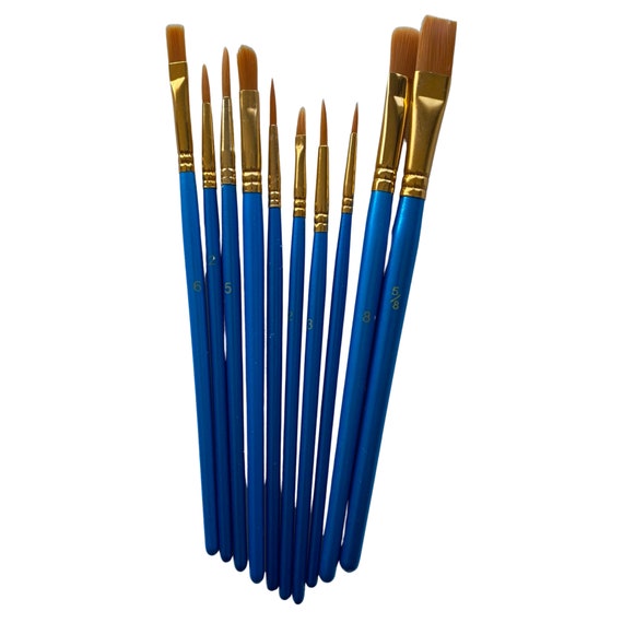 AROIC Acrylic Paint Brush Set, 15 pcs Nylon Hair Paint Brushes for