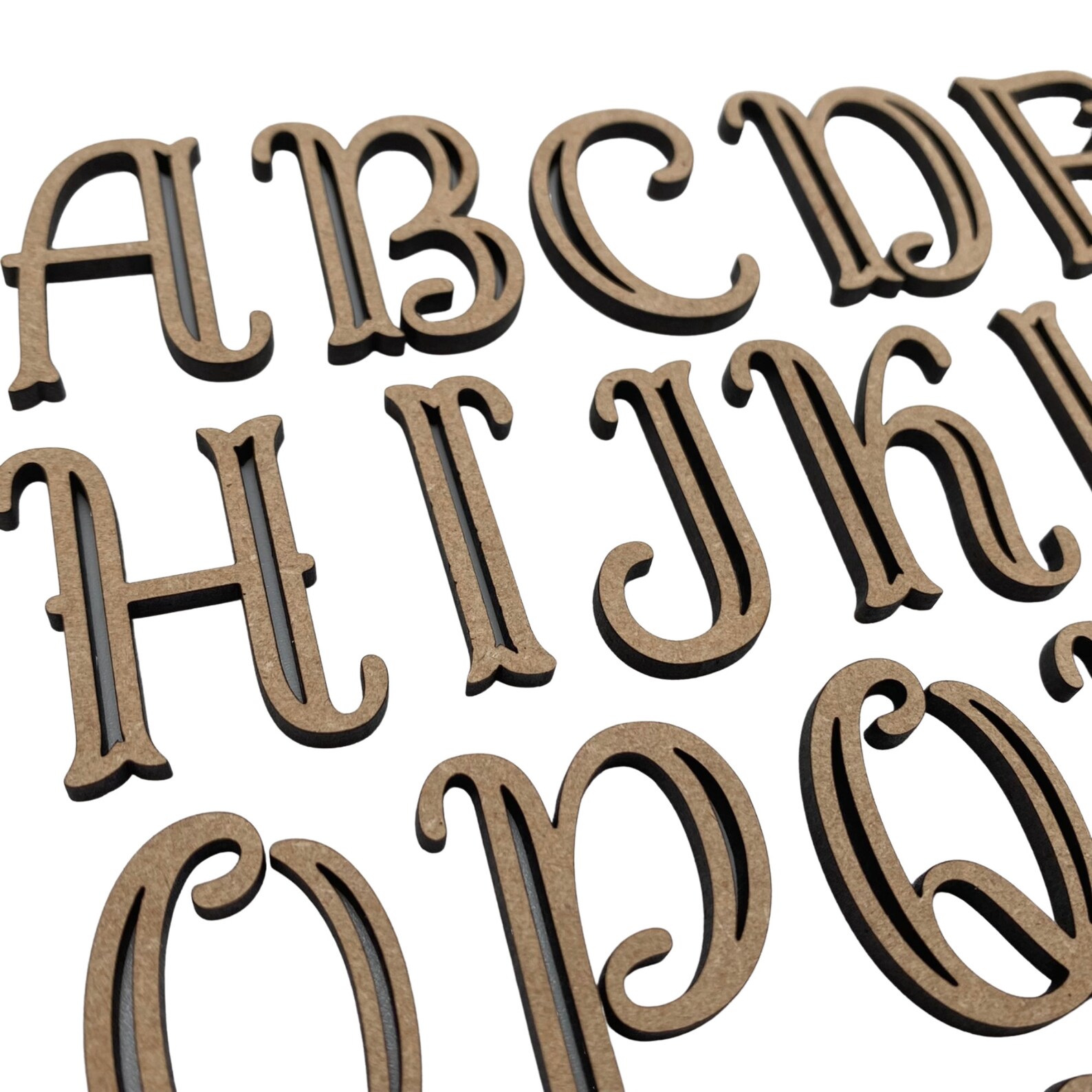 Small Carved Fishtail | Mermaid Letters | Whale Tail Letters ...