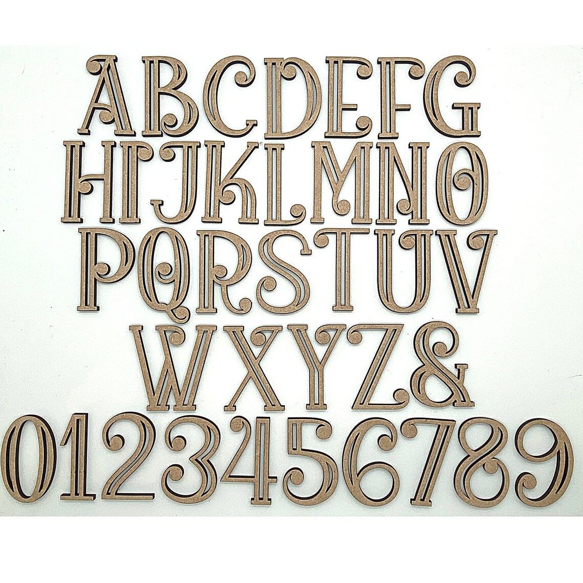 Small Carved Loop | Wooden Letters | Unfinished Letters | Craft ...