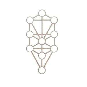 Tree of life Cutout- 53 Colors | Sacred Geometry | Crystal Grid | Tree or life symbol