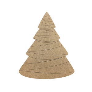 GRANDE árvore de Natal artesanal | Formas de artesanato em madeira | Recortes de madeira de Natal | Decoração de Natal | Arte de parede de Natal