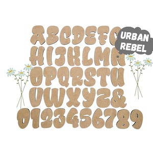 Small Urban Rebel | Craft Letters | Unfinished Letters | Arts & Crafts Supplies