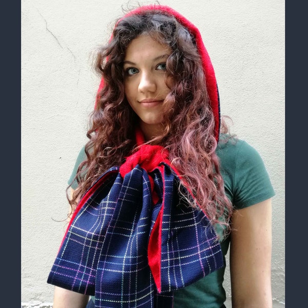 Scarf With Hood Etsy