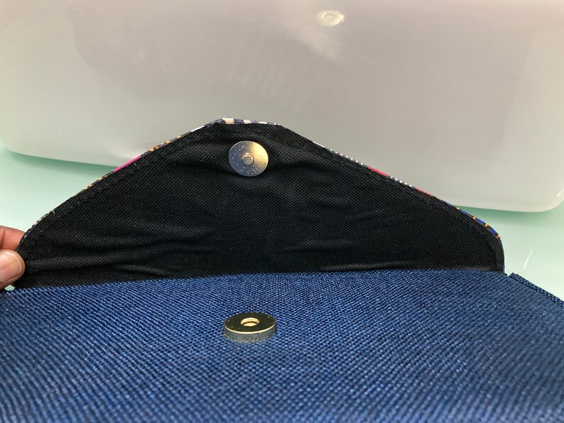 Patch Envelope Clutch African Handmade Pursewallet.